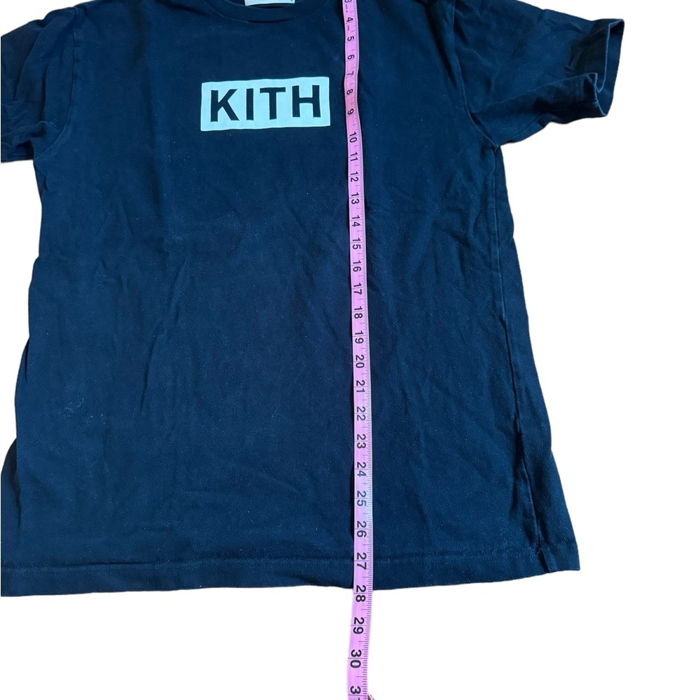 Kith Classic Box Logo Block Tee. Black. Size S. VGUC - Picture 3 of 5